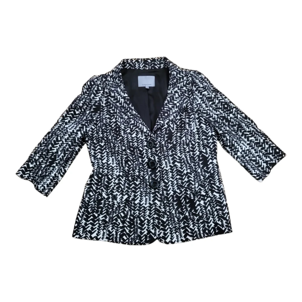 Classique entier silk and cotton blend blazer